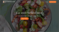 Desktop Screenshot of eatwellperformwell.com